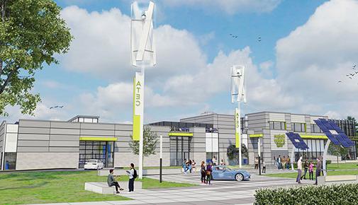 Rendering of ATEC Tech Walk